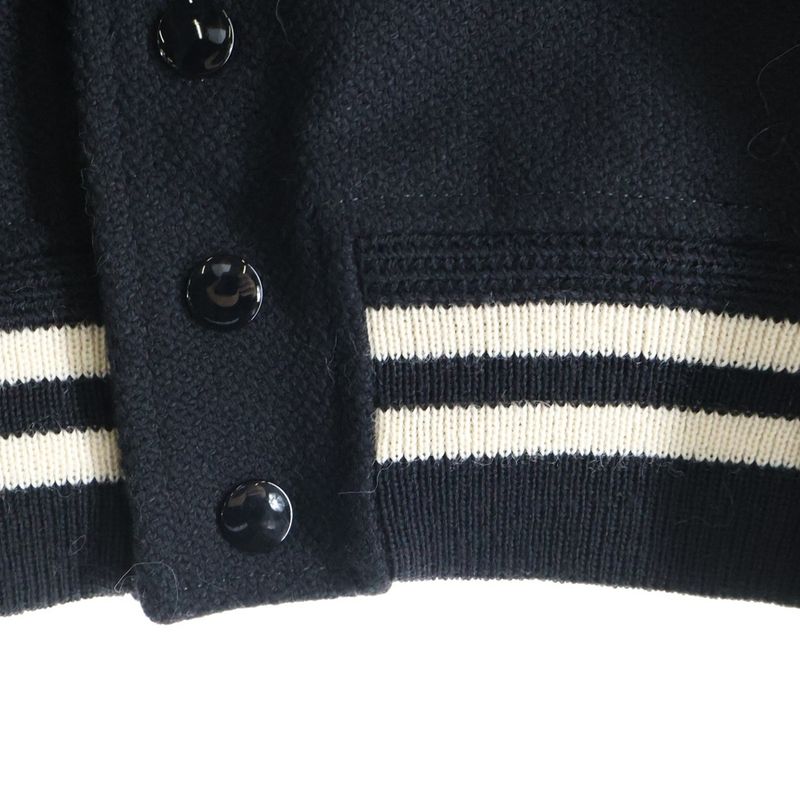 Saint Laurent Paris Wool Teddy Jaket Black 376283 Yyd80