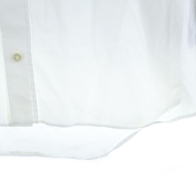 DIOR Sequined Logo Cotton Long Sleeve Shirt White 933c538a1581