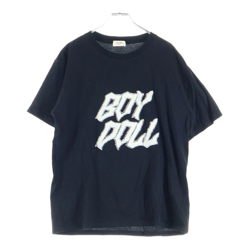 Celine BOY DOLL Boy Doll Rhinestone Logo Short Sleeves T-shirt Cut And Sewn