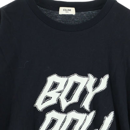 Celine BOY DOLL Boy Doll Rhinestone Logo Short Sleeves T-shirt Cut And Sewn