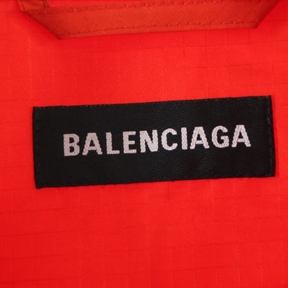 Balenciaga Zip Up Logo Jacket Zip Up Logo Nylon Jacket Poplin Jacket Blue/red