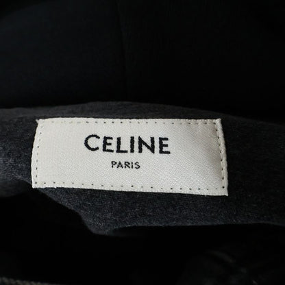Celine Hood Logo Printed Trucker Jacket Black 2q472947f