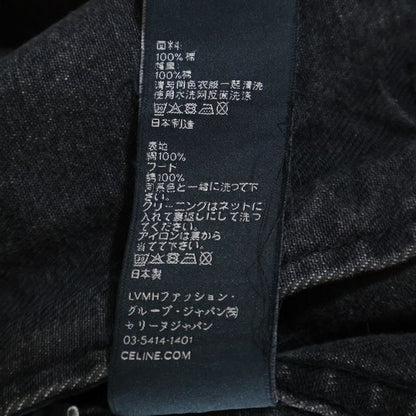 Celine Hood Logo Printed Trucker Jacket Black 2q472947f