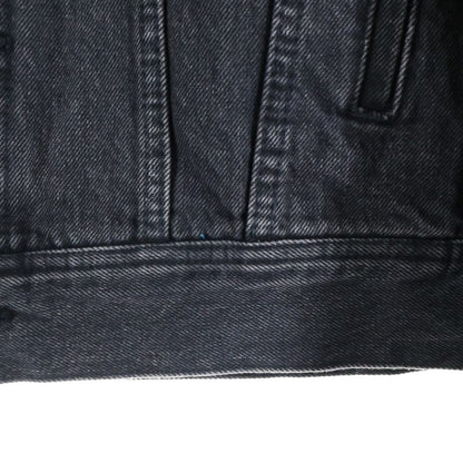 Celine Hood Logo Printed Trucker Jacket Black 2q472947f