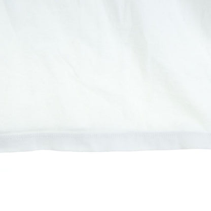 Celine Front Logo Crew Neck Short Sleeve T-shirt Cut And Sewn White 2x308916g