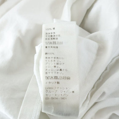 Celine Front Logo Crew Neck Short Sleeve T-shirt Cut And Sewn White 2x308916g