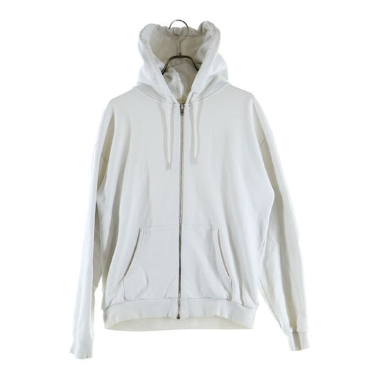 Celine 21AW Back Logo Print Loose Zip-up Hoodie White 2y496052h
