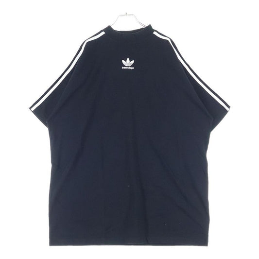 Balenciaga X Adidas Trefoil Logo Print 3-stripe Line Short-sleeved T-shirt Cut