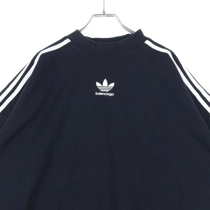 Balenciaga X Adidas Trefoil Logo Print 3-stripe Line Short-sleeved T-shirt Cut