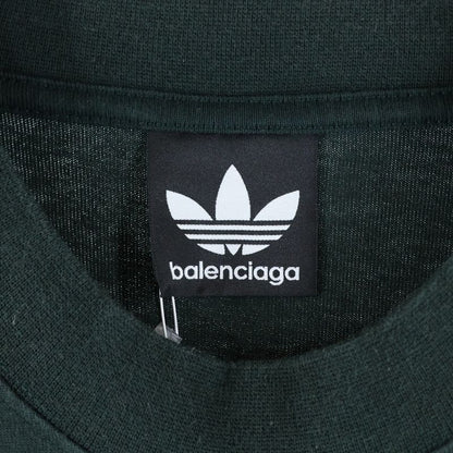 Balenciaga X Adidas Trefoil Logo Embroidery Crew Neck Oversized Short Sleeved