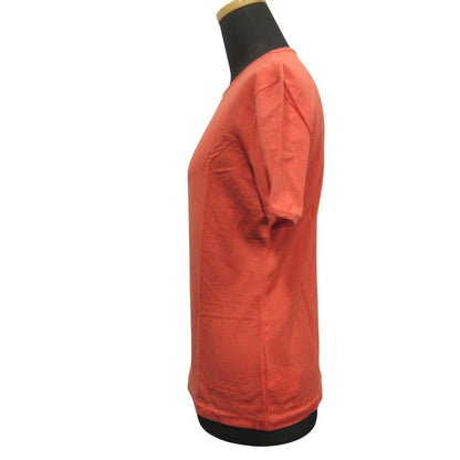 Loewe Logo Embroidery T-Shirt Cut and Sewn Stretch Old Vintage L Pink Red