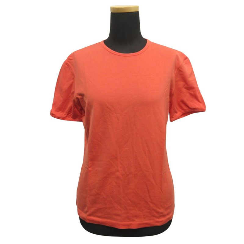 Loewe Logo Embroidery T-Shirt Cut and Sewn Stretch Old Vintage L Pink Red