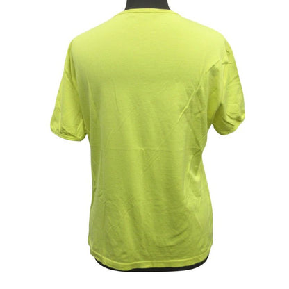Good Loewe Logo Embroidery T-Shirt Cut and Sewn Stretch Old Vintage Yellow