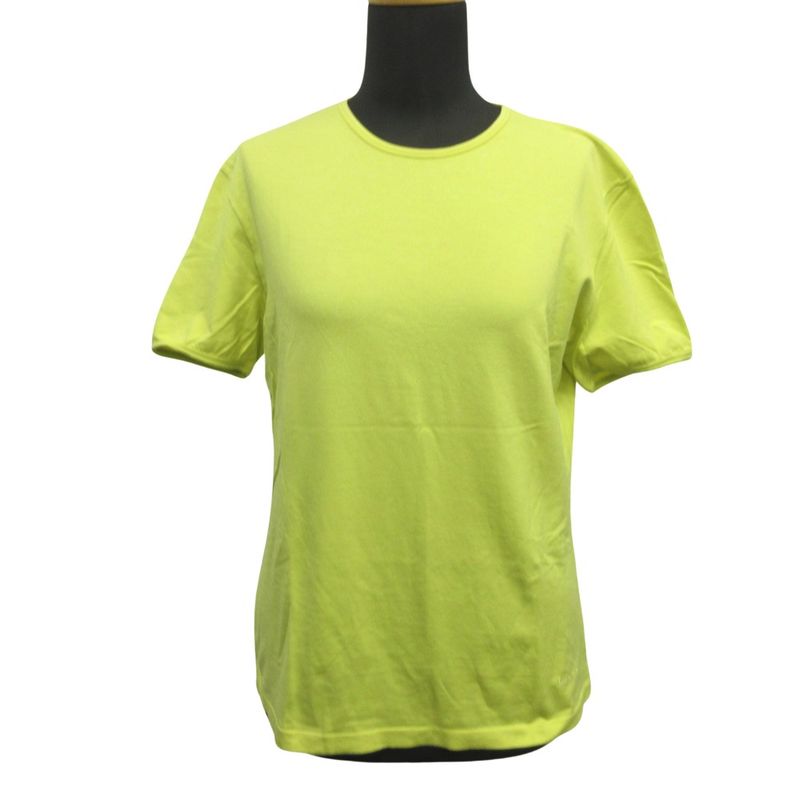 Good Loewe Logo Embroidery T-Shirt Cut and Sewn Stretch Old Vintage Yellow