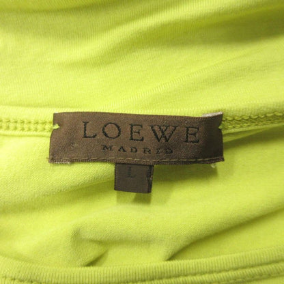 Good Loewe Logo Embroidery T-Shirt Cut and Sewn Stretch Old Vintage Yellow