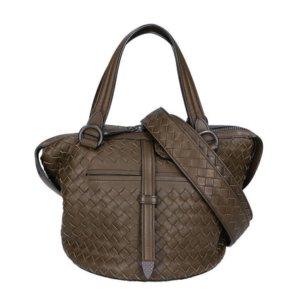 Bottega Veneta Tamboura Intrecciato Leather 2WAY
