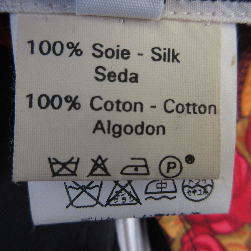 Good Herms Hermes Twill Raine Silk Knit Short Sleeve Polo Shirt Blouse M Size