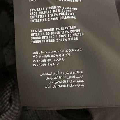 Prada Staggered Wool Slacks Pants Size 38 Gray Ladies Used