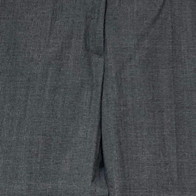 Prada Staggered Wool Slacks Pants Size 38 Gray Ladies Used