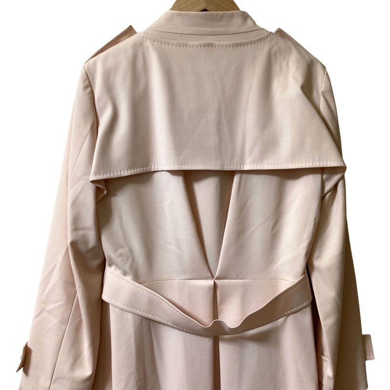 Celine Single Trench Coat Size 38 Light Pink Ladies Used