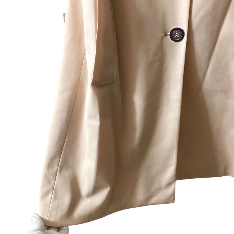 Celine Single Trench Coat Size 38 Light Pink Ladies Used
