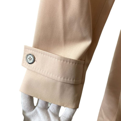 Celine Single Trench Coat Size 38 Light Pink Ladies Used