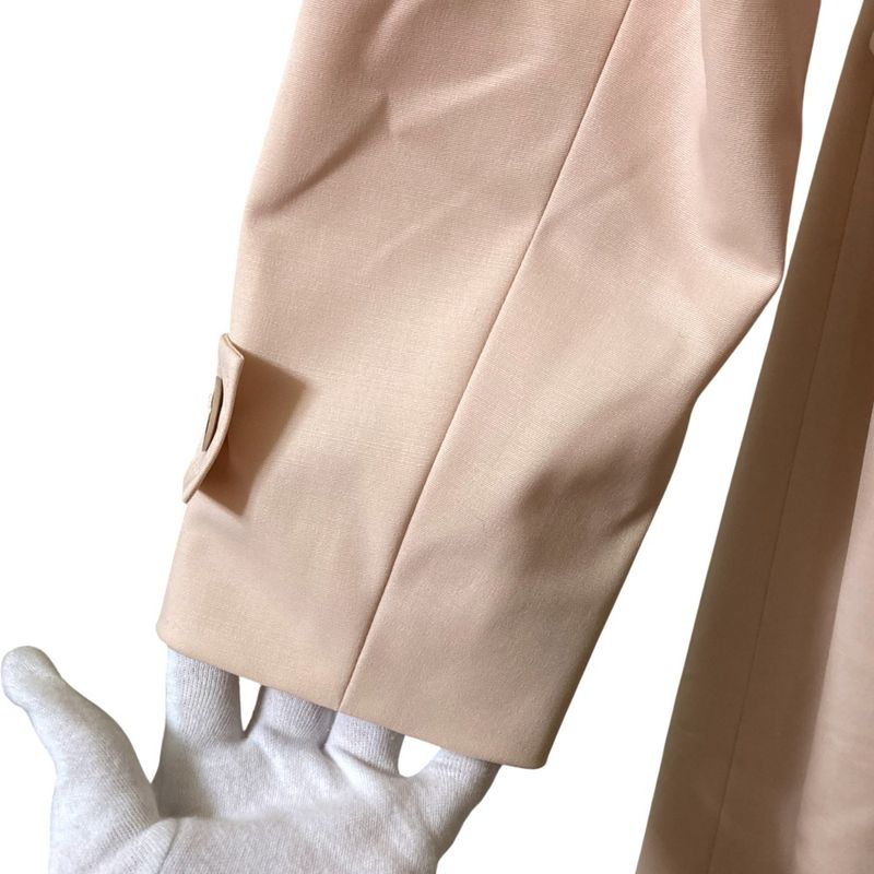 Celine Single Trench Coat Size 38 Light Pink Ladies Used