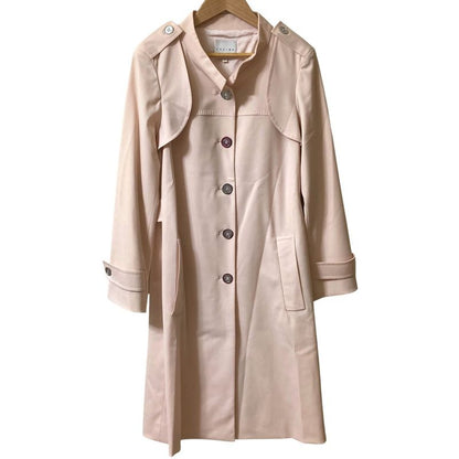 Celine Single Trench Coat Size 38 Light Pink Ladies Used