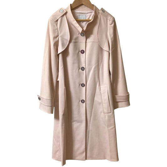 Celine Single Trench Coat Size 38 Light Pink Ladies Used
