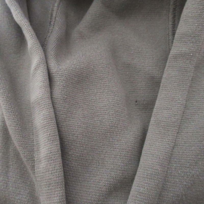 Hermes Cotton Cashmere Blend Zip Up Knit Hoodie Size S Gray Men's Used