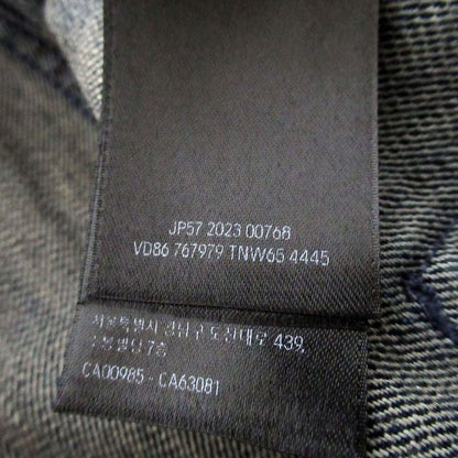 23aw Balenciaga Double Side Pants Double Side Wide Leg Denim Pants Size XS