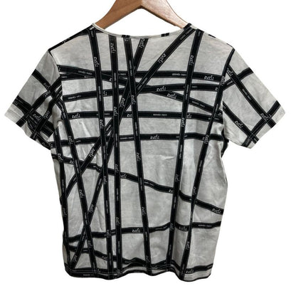Hermes Margiela Period Bolduc Ribbon Print Short Sleeve Cut and Sewn T-Shirt XS
