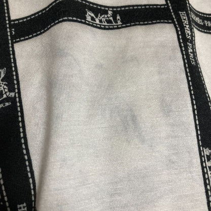 Hermes Margiela Period Bolduc Ribbon Print Short Sleeve Cut and Sewn T-Shirt XS