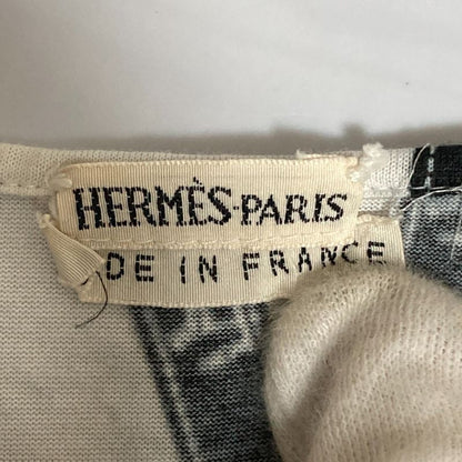 Hermes Margiela Period Bolduc Ribbon Print Short Sleeve Cut and Sewn T-Shirt XS