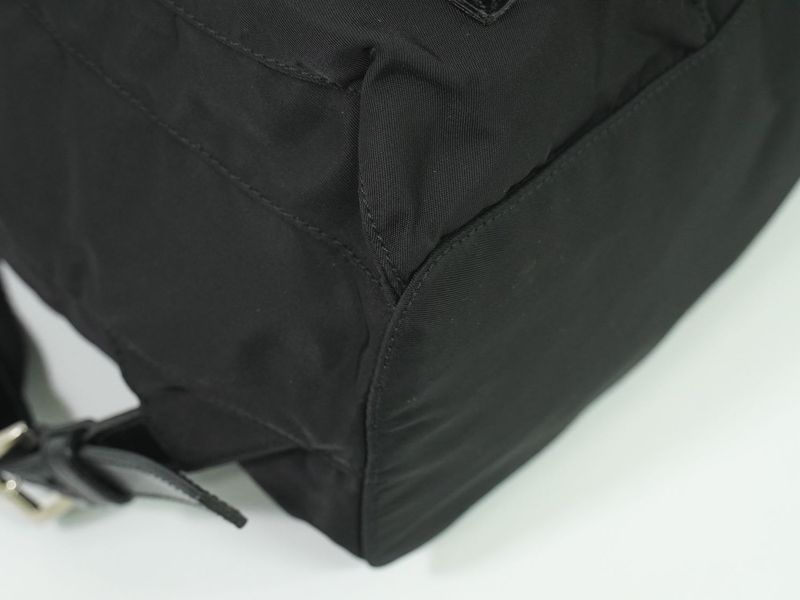 Authentic Prada Nylon Backpack Sac Backpack Black Bag Pre-owned [follow-up