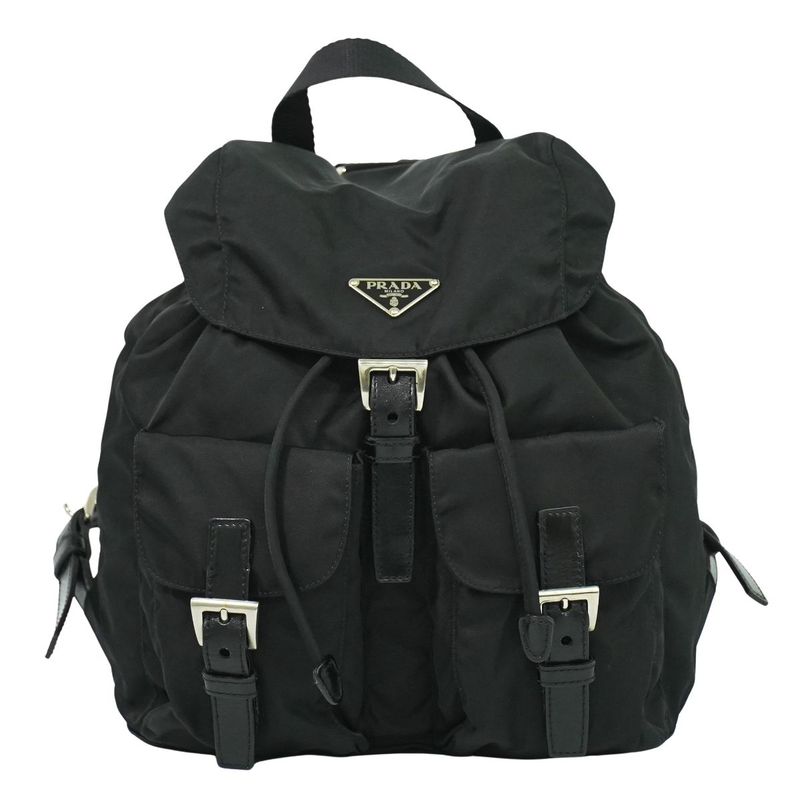 Authentic Prada Nylon Backpack Sac Backpack Black Bag Pre-owned [follow-up