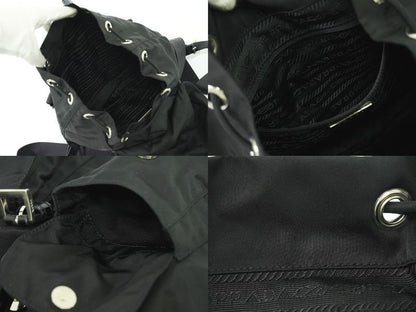 Authentic Prada Nylon Backpack Sac Backpack Black Bag Pre-owned [follow-up