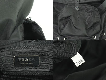 Authentic Prada Nylon Backpack Sac Backpack Black Bag Pre-owned [follow-up
