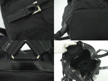 Authentic Prada Nylon Backpack Sac Backpack Black Bag Pre-owned [follow-up