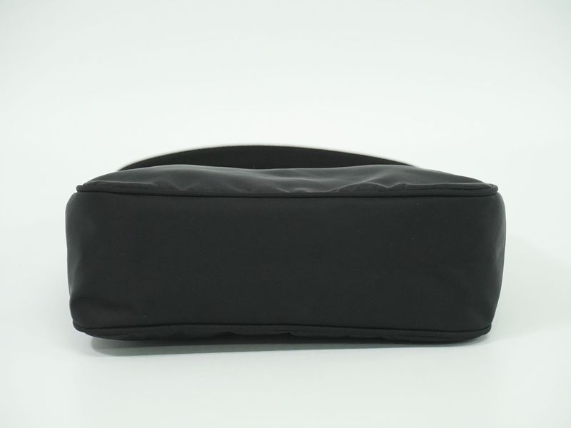 Authentic Prada Nylon Handbag Pouch Black Bag Pre-owned [follow-up Discount