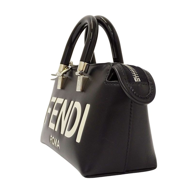 Fendi Bag Women's Brand Handbag Shoulder Bag 2way Leather By-the-way Mini Black