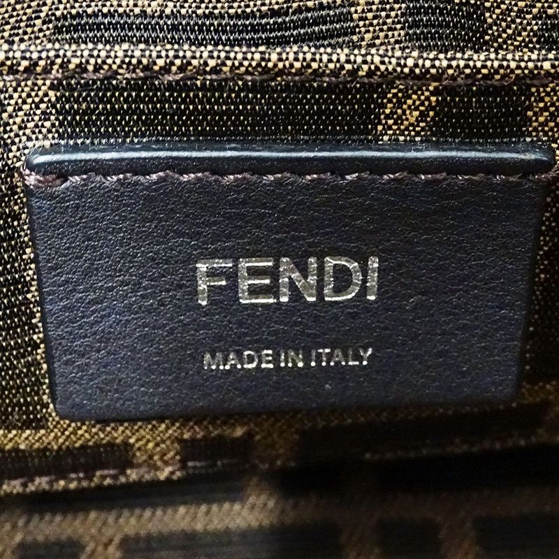 Fendi Bag Women's Brand Handbag Shoulder Bag 2way Leather By-the-way Mini Black