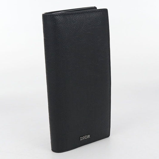 DIOR Gravity 2esbc002flg_h00n Long Wallet Bifold Leather Men's