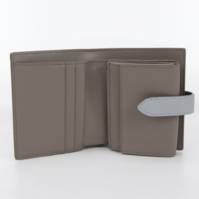 Celine Small Strap Wallet Bifold Leather Women
