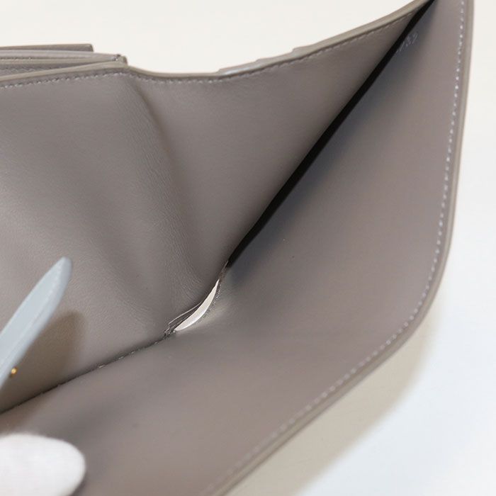 Celine Small Strap Wallet Bifold Leather Women