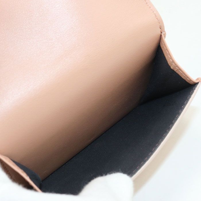 Fendi Compact Wallet 8m0480 Trifold Wallet Leather Women