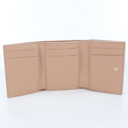 Fendi Compact Wallet 8m0480 Trifold Wallet Leather Women