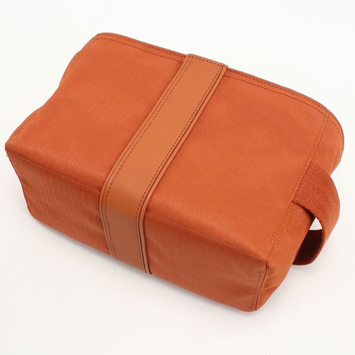 Hermes Second Cles Ched Toilette GM Acapulco Second Bag Twirl Chevron Unisex