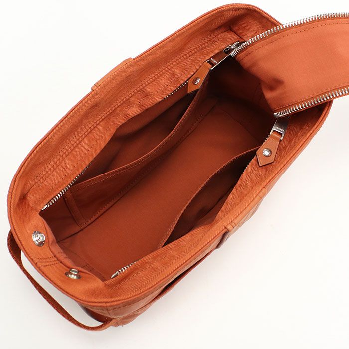 Hermes Second Cles Ched Toilette GM Acapulco Second Bag Twirl Chevron Unisex