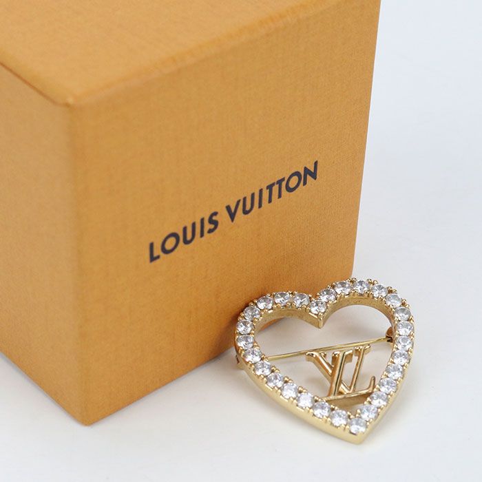 Louis Vuitton My LV Love M02163 Brooch Metal Ladies